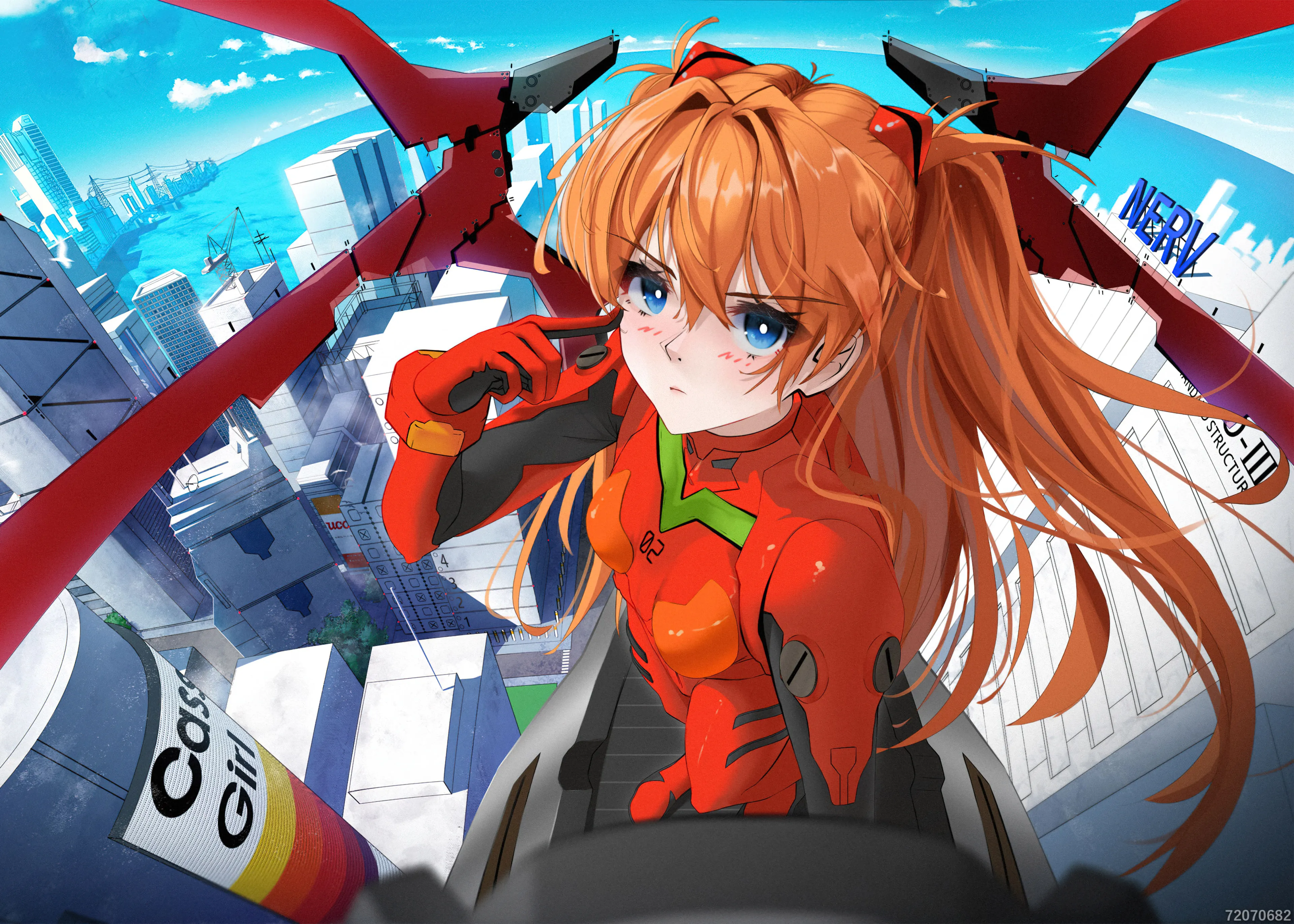 Asuka Langley — Evangelion 4K — Wallpaper Neon Genesis Evangelion