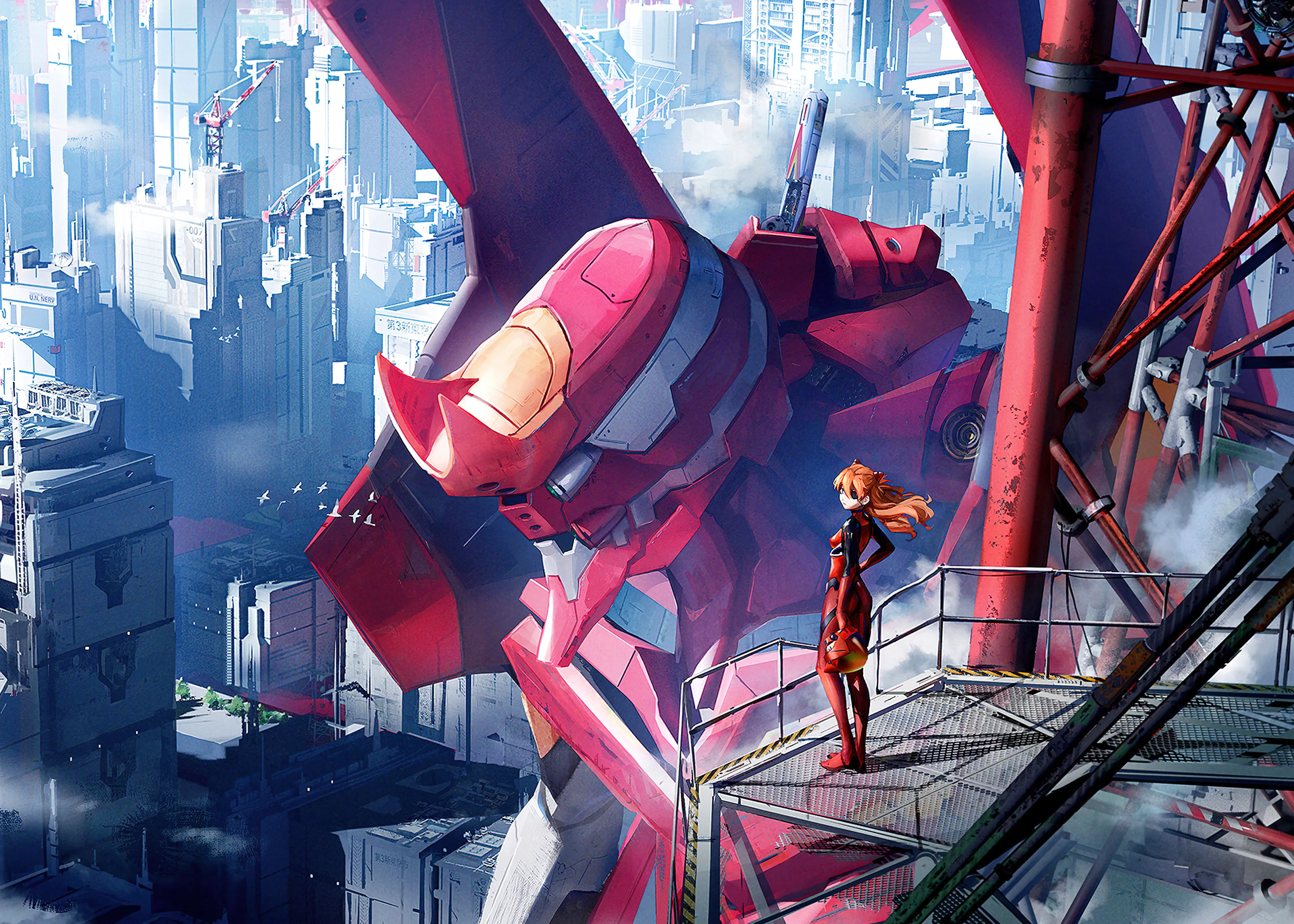Asuka Langley Soryu — 4K — Wallpaper Neon Genesis Evangelion