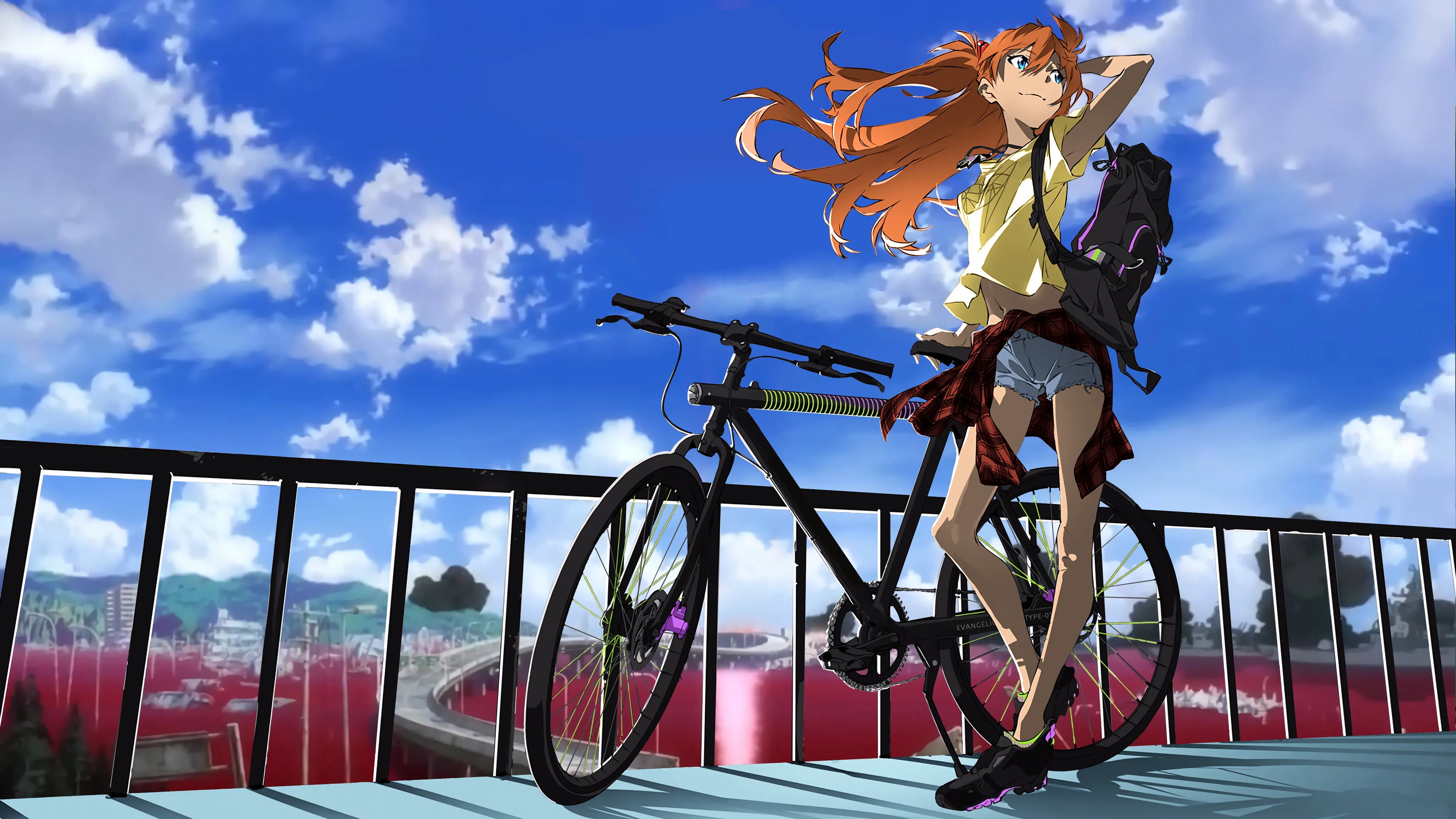 Asuka Soryu — Unit-02 4K — Wallpaper Neon Genesis Evangelion