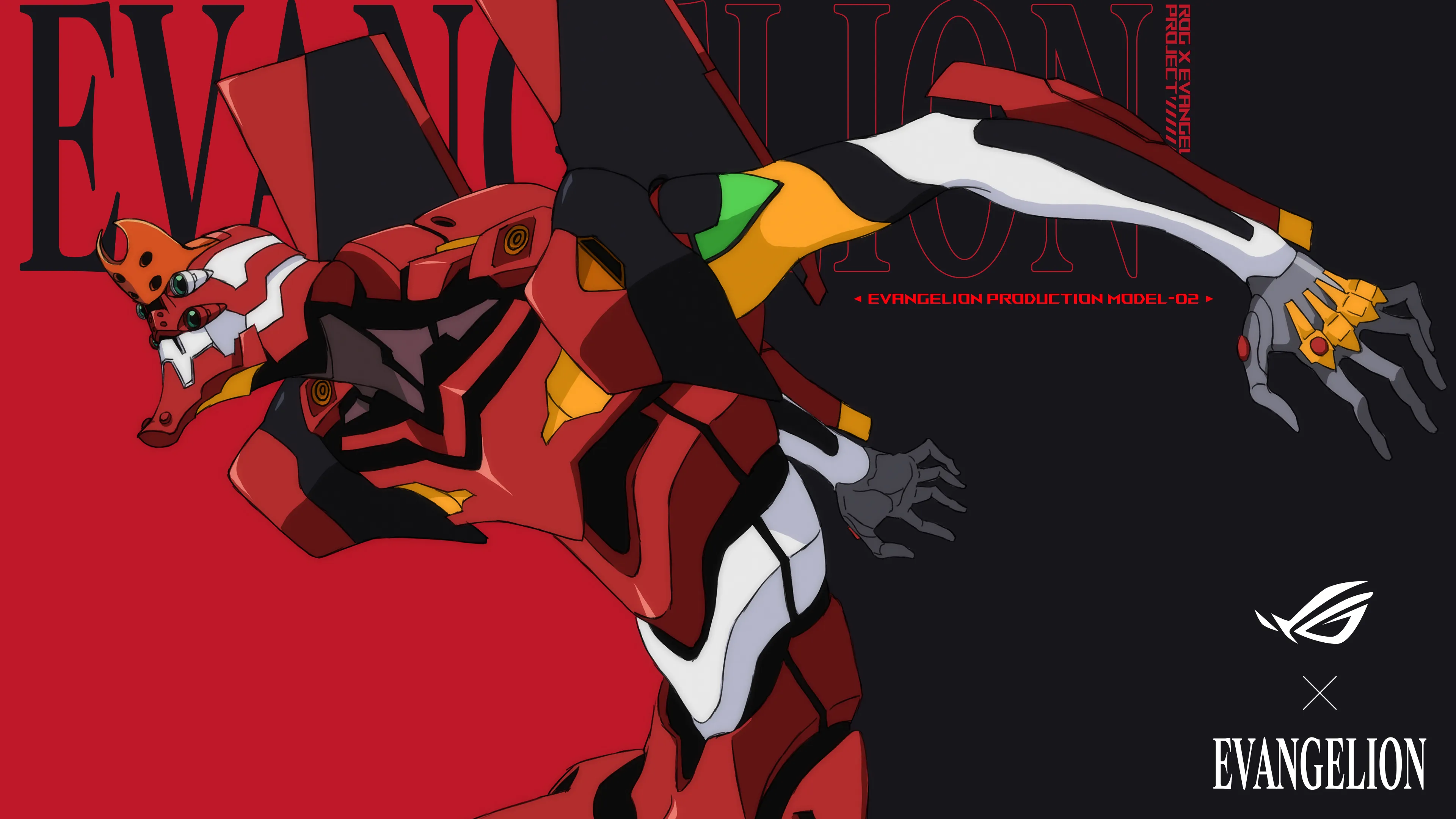 Evangelion × ASUS ROG — 4K — Wallpaper Neon Genesis Evangelion