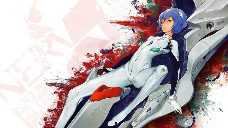 Rei Ayanami — Anime Art — Wallpaper Neon Genesis Evangelion