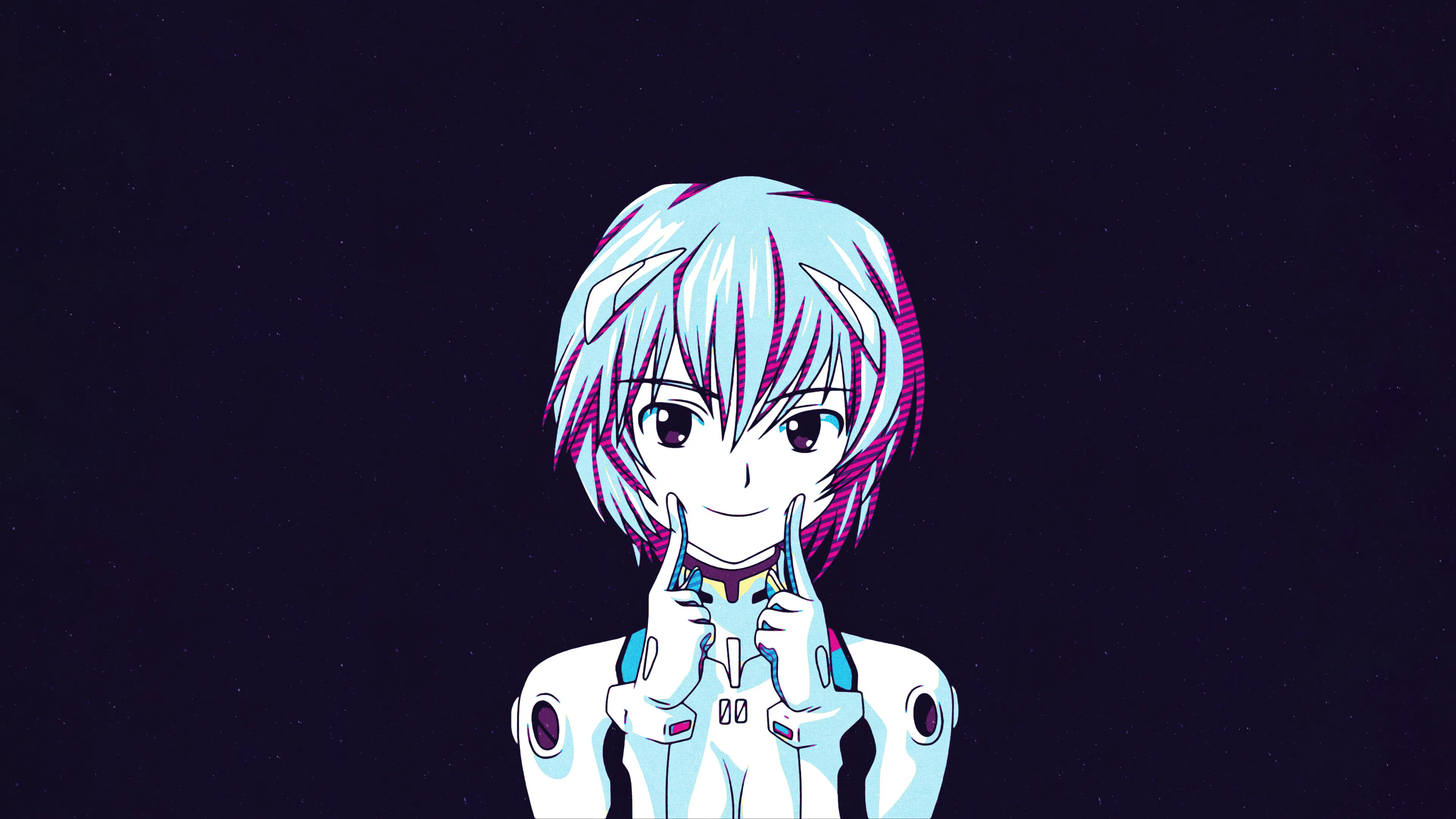Rei Ayanami — Artwork 4K — Wallpaper Neon Genesis Evangelion