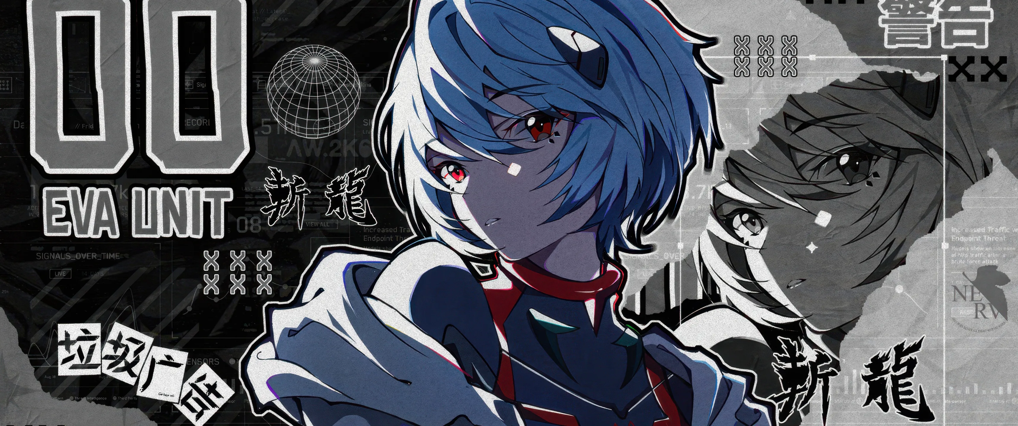 Rei Ayanami — Wallpaper Neon Genesis Evangelion
